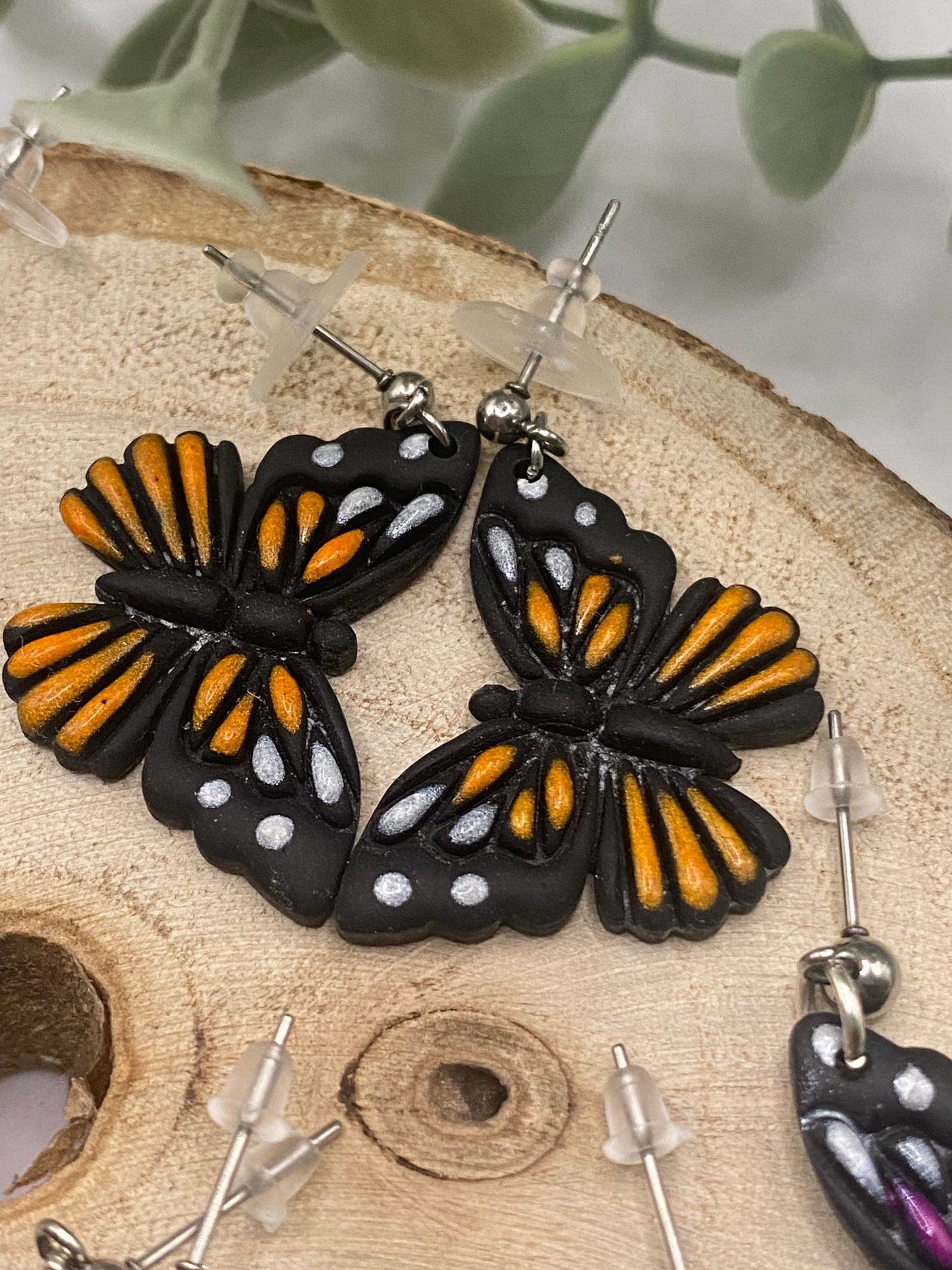 Pendientes mariposa