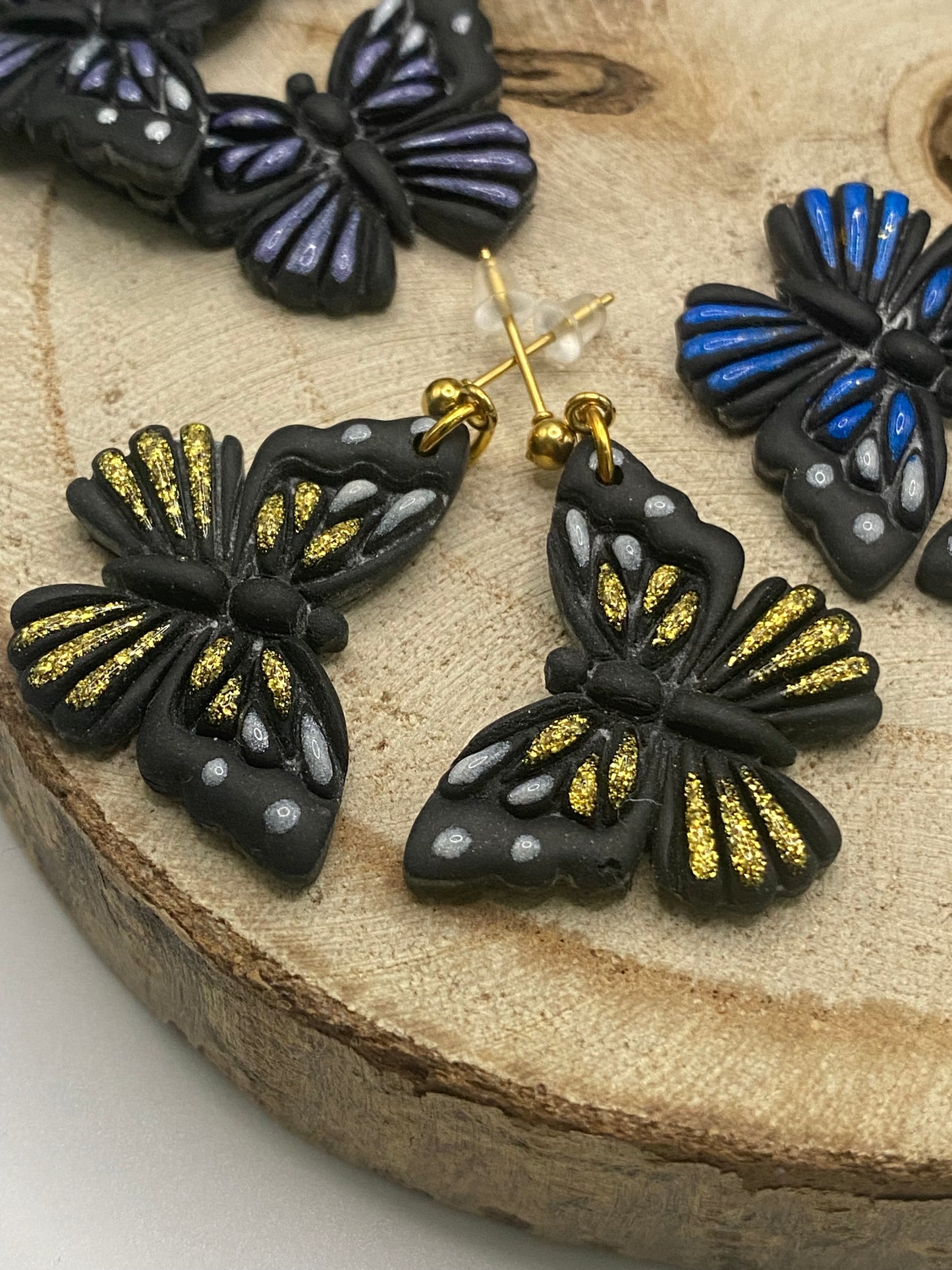 Pendientes mariposa