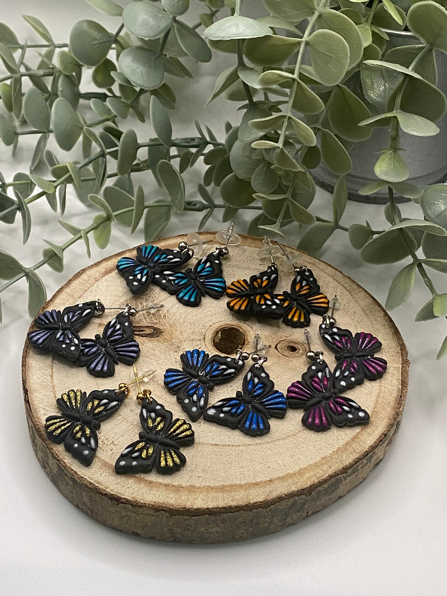 Pendientes mariposa