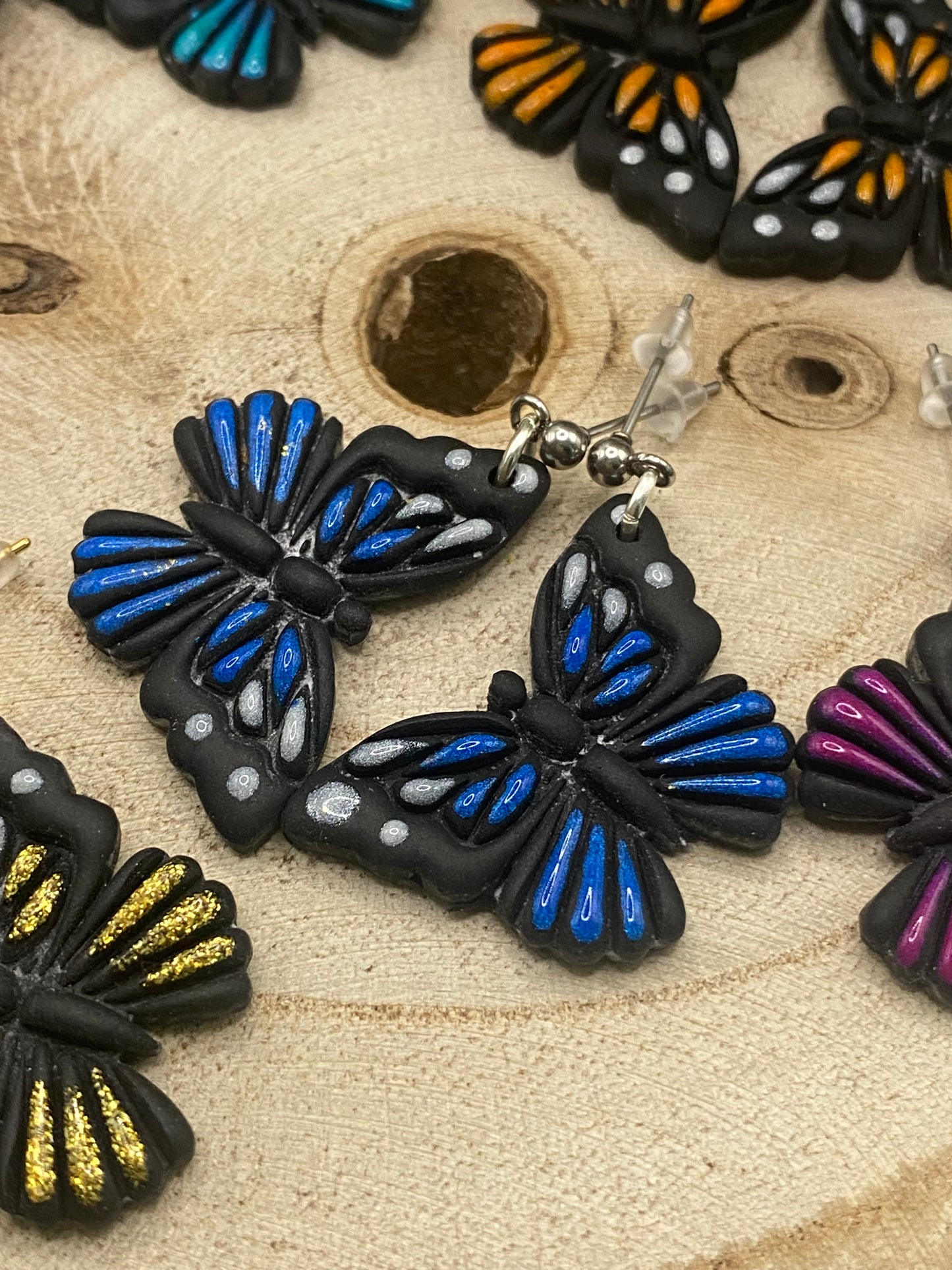 Pendientes mariposa